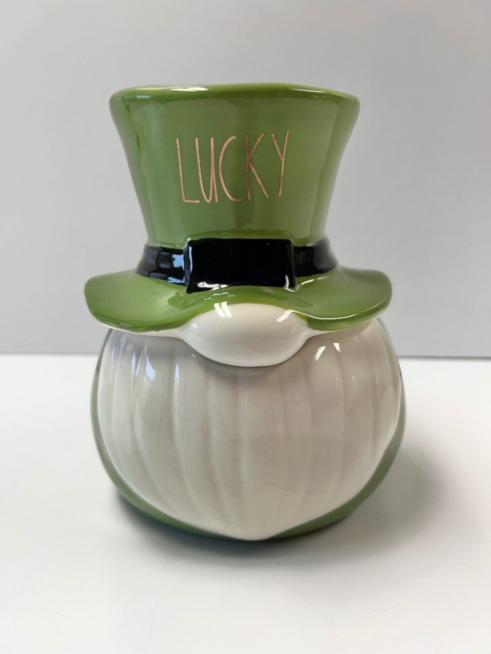 Rae Dunn Lucky Leprechaun Golden Amber Scented Candle Unused